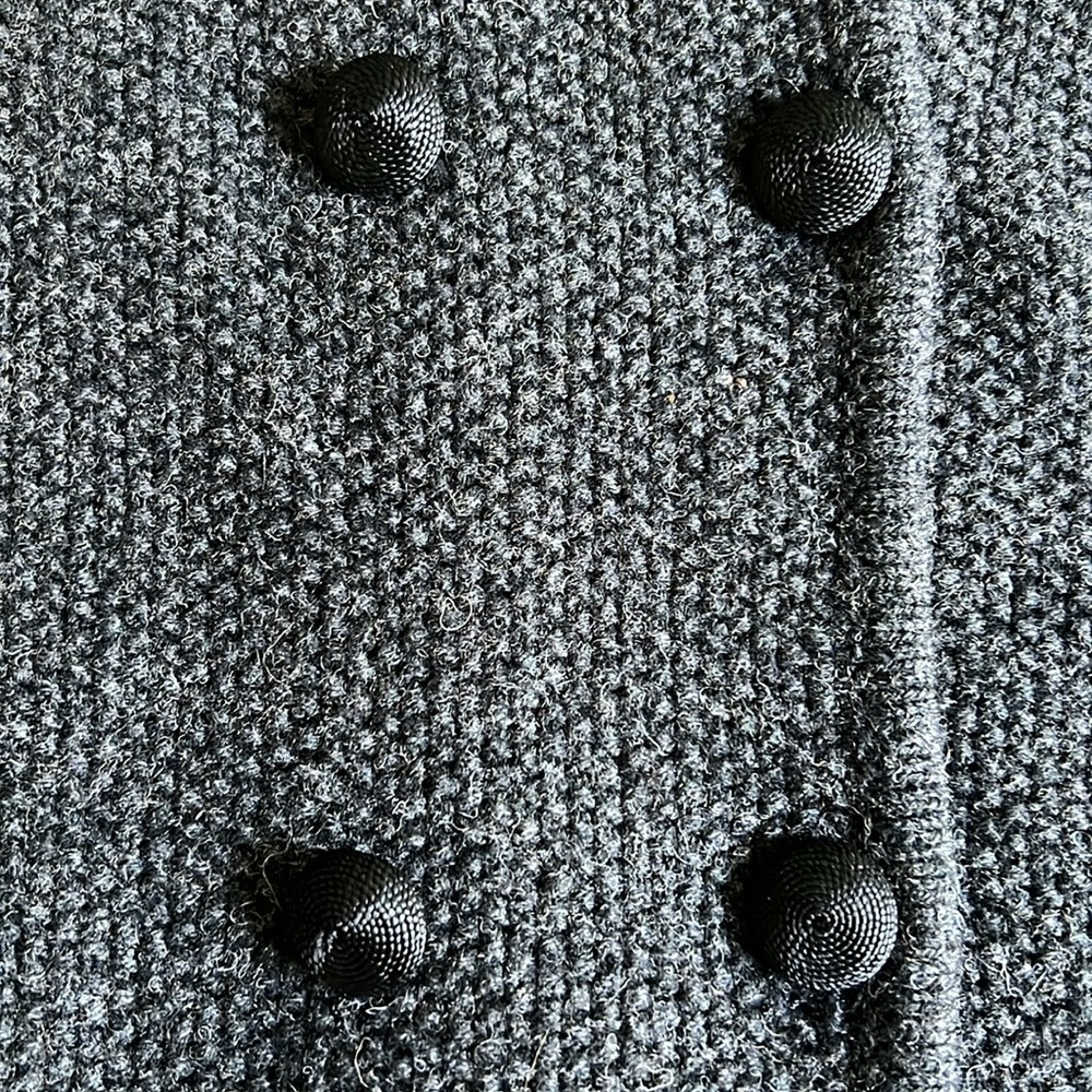 Lauren Ralph Lauren Black Lambswool Lady Jacket Parisian Cardigan Sweater Size M - Picture 4 of 10